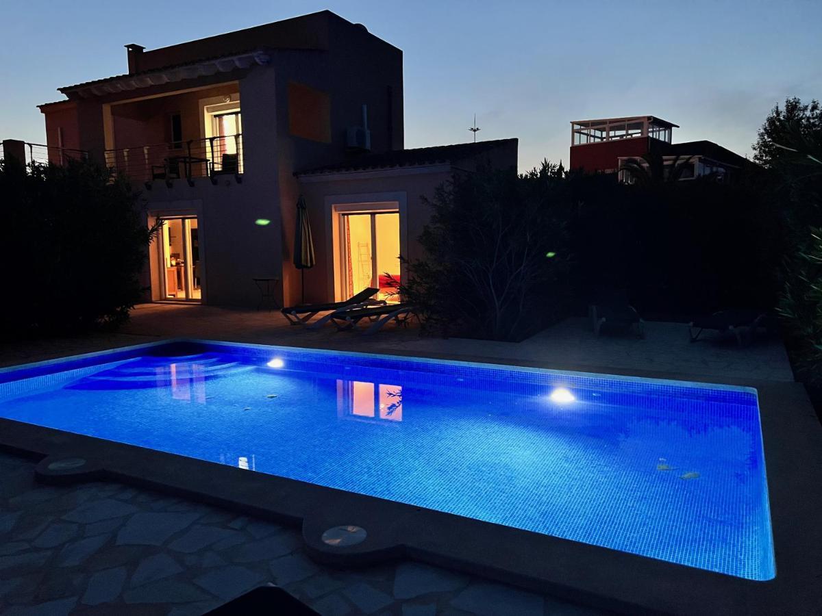Ferienhaus Casa Luz Solar, WLAN, 800 m zum Strand, Privatpool Santanyí Exterior foto