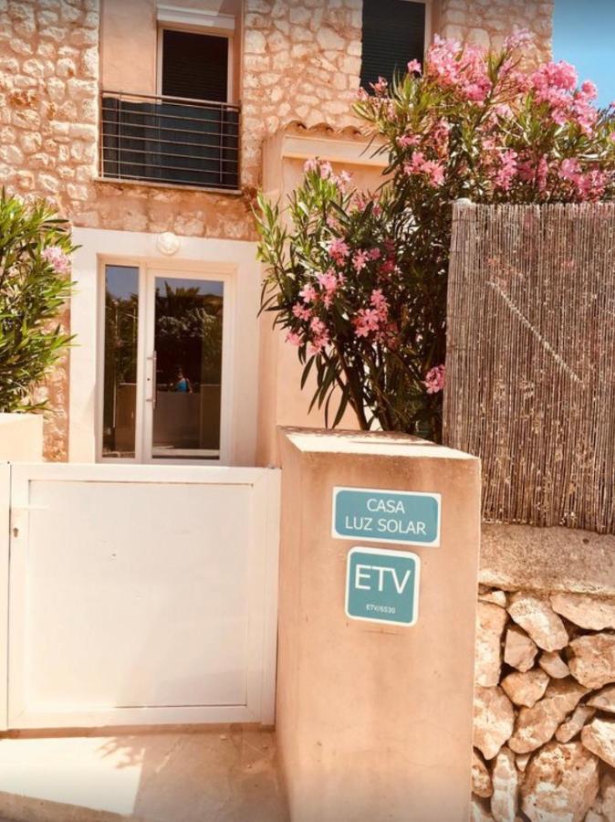 Ferienhaus Casa Luz Solar, WLAN, 800 m zum Strand, Privatpool Santanyí Exterior foto